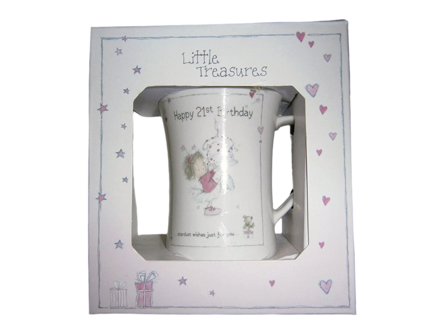 little treasures happy 21 stardust wishes just for you - hanrattycraftsgifts.co.uk