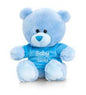 Keel Toys 14cm Nursery Pipp The Bear With T-Shirt - Blue