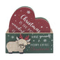 The Leonardo Collection Xmas Highland Cow Coasters – Set of 4 For Home & Office | Stylish Drink Mat For Kitchen & Dining | Durable Drink Coasters For Tabletops | Decorative Home Accessories for Drinks