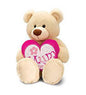 Keel Toys rufus bear with mum heart 20cm