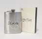 Usher Silver Aluminium Keepsake Hip Flask - Wedding Favour
