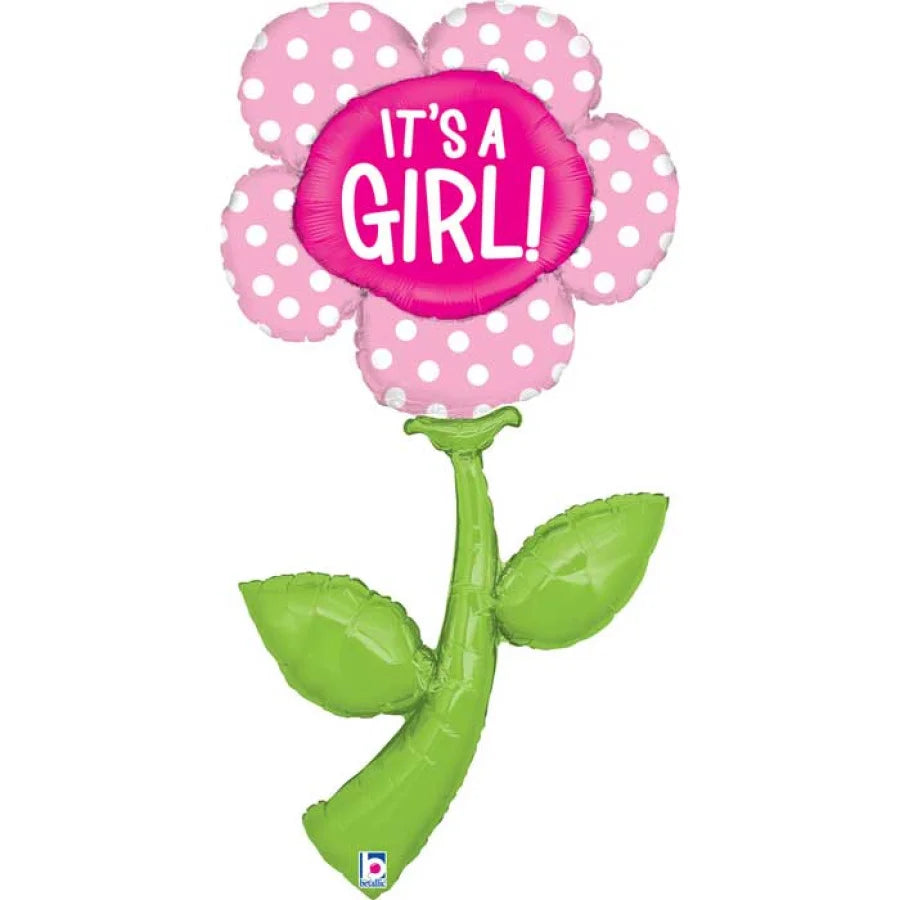 60 inch Fresh Picks It's a Girl Foil balloon