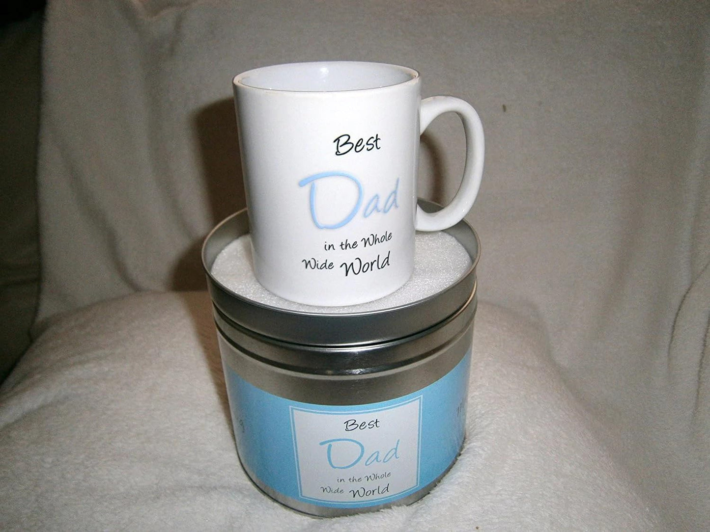 dad Mug in a tin Gift Best DAD in THE Whole Wide World