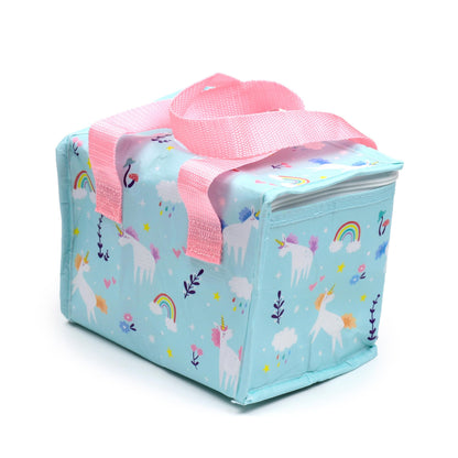 Puckator RPET Cool Bag Lunch Bag Unicorn Magic Themed - Made from Recycled Plastic Bottle - Insulated Lunch Bag for Women Men Children - Lunch Box Bag for Work & School - Beach Picnic Accessories