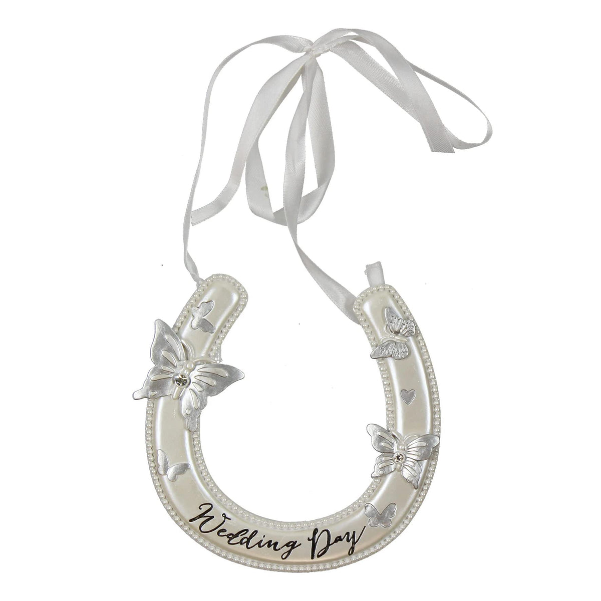 Leonardo Wings of love Wedding Day Good Luck Resin Horseshoe Horse Shoe