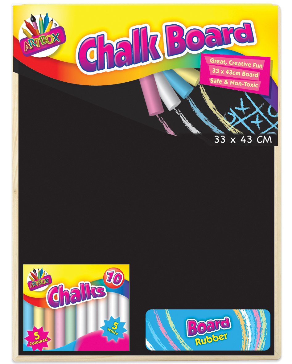 THE ART BOXArtbox 33x34cm Large Chalk Board