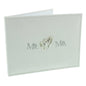 Widdop Bingham Beautiful Mr & Mrs Linen Wedding Guest Book