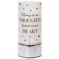 Lesser & Pavey LED Tube Lamp - Always in Our Thoughts Forever in Our Hearts - Sparkle Lamp