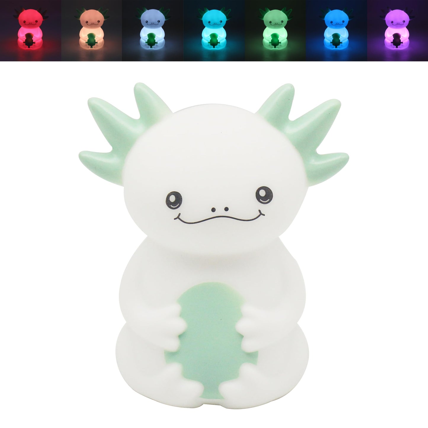 Lesser & Pavey Squishy Axolotl Nightlight for Home & Living Room | Lovely Night Lights for Home Decor & Night | Ideal Led Lights & Lamp for Bedroom & Table | Durable Night Light for Daily Use