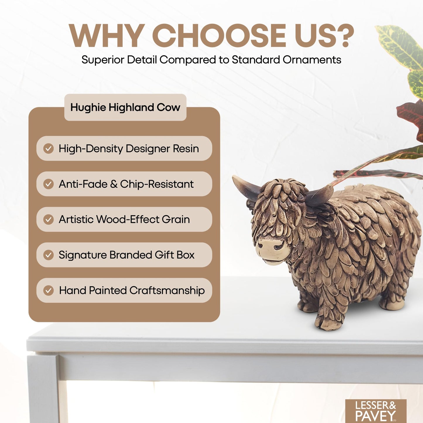Lesser & Pavey Highland Cow