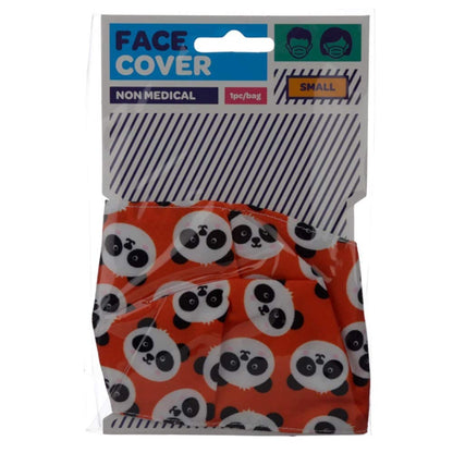 Puckator Reusable Face Covering - Non Medical - Size Small (Age 4-12 - 20cm x 11cm) Twin Pack (Cutiemals Panda)