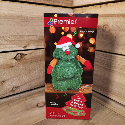 Premier 28cm Animated Singing and dancing Norbert Christmas Tree
