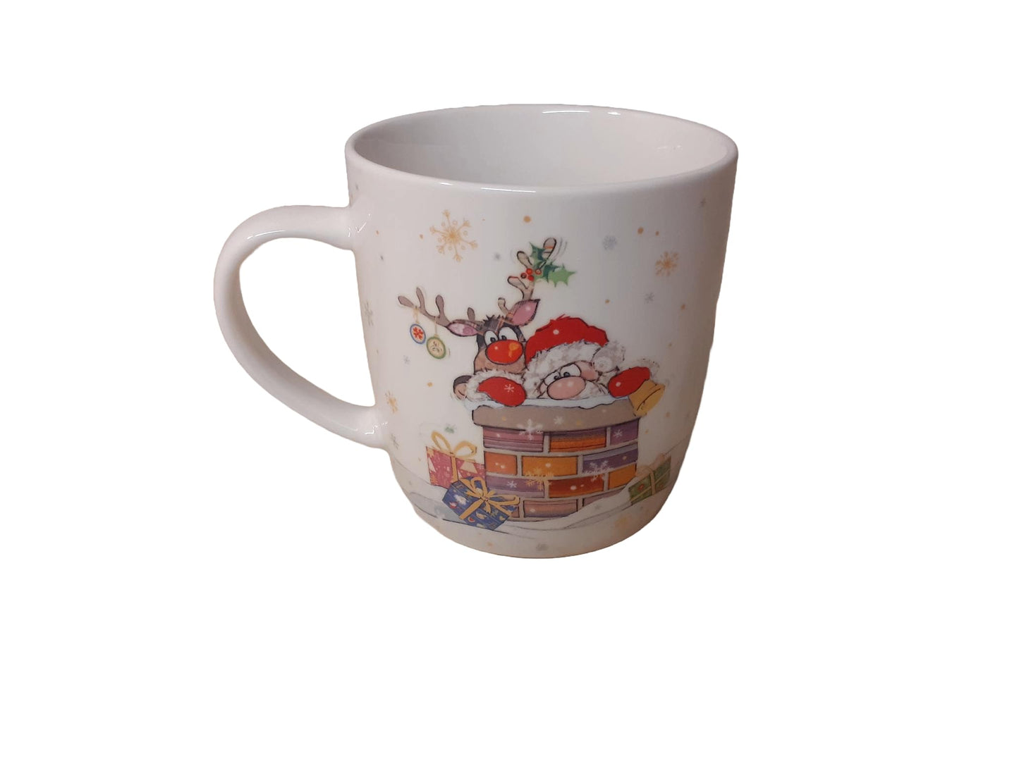 Lesser & Pavey Bug Art Santa Fine China Mug
