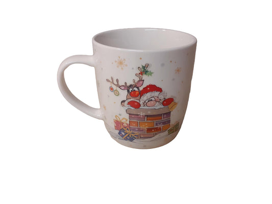 Lesser & Pavey Bug Art Santa Fine China Mug