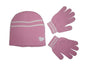 Girls Winter Magic Hat and Gloves Set  Pink