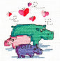 Happiness is... Family Cross Stitch Kit