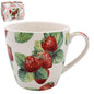 Lesser & Pavey Strawberry Field Large Breakfast Mug | Ceramic Coffee Mugs for Home Or Work | Premium Design Mugs for All Occasions | Lovely Mugs for Tea, Coffee & Hot Drinks