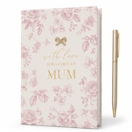 Lesser & Pavey Madelaine by Hearts Design Madelain Mothers Day Notebook for Home, Office & Travel | Compact Note Book for Daily Use | Elegant Notebook Stationery Gift for Professionals & Students