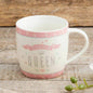 Love Life Pink Artistic Ceramic Coffee Mug - 8 oz - Drama Queen