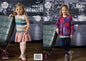 King Cole 4377 Knitting Pattern Leaflet Girls Cardigan and Top to Knit in Shine DK by King Cole