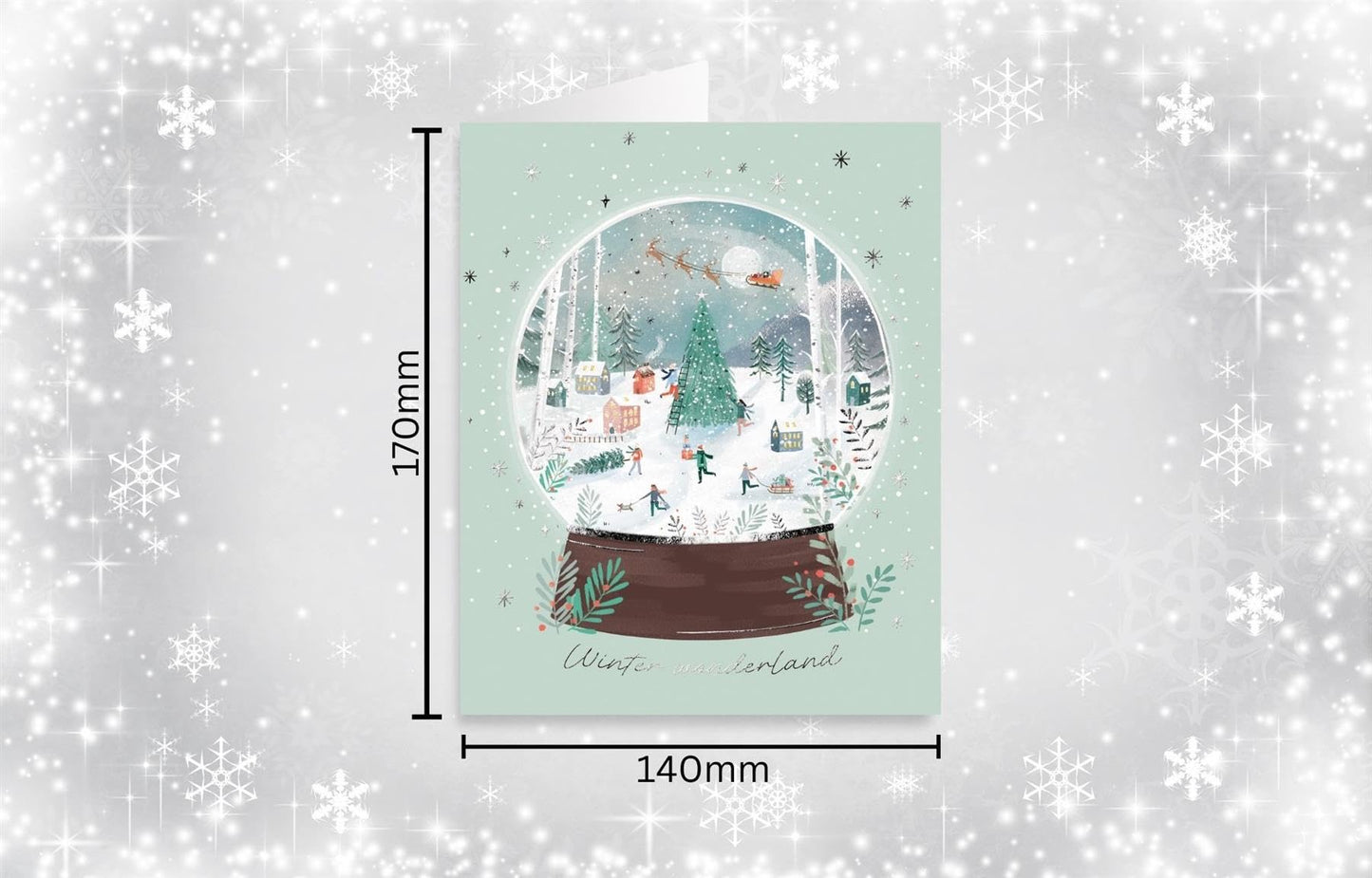 Tom Smith Boxed Christmas Cards Pack - 15 Luxury Xmas Cards with Envelopes and Seals - Recycled Eco Friendly Christmas Card Set
