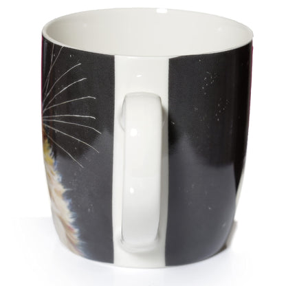 Puckator Kim Haskins Rainbow Cat Porcelain Tea Coffee Mug - Funny Home Accessories - Cute Gifts for Girlfriend Large Mugs for Men Women Hot Drinks - Cute Cups Presents Secret Santa Gift Cup Set