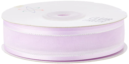 CLUB GREEN ORG.SAT/EDGE RIB 23MMX25M LILAC/SILVER, Fabric, 11 x 11 x 3.08 cm