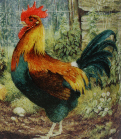 Rooster Fine Art Watercolour Fine China Mug