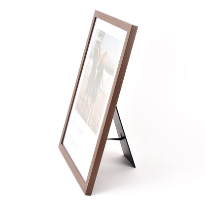Moments Modern Wooden Brown Photo Frame With Sentiment 8" x 8" - Memories