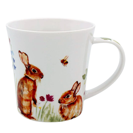 Lesser & Pavey Feather & Fur Bunnies Mug | Ceramic Coffee Mugs for Home or Work | Premium Design Mugs for All Occasions | Lovely Mugs for Tea, Coffee & Hot Drinks - Jennifer Rose Gallery