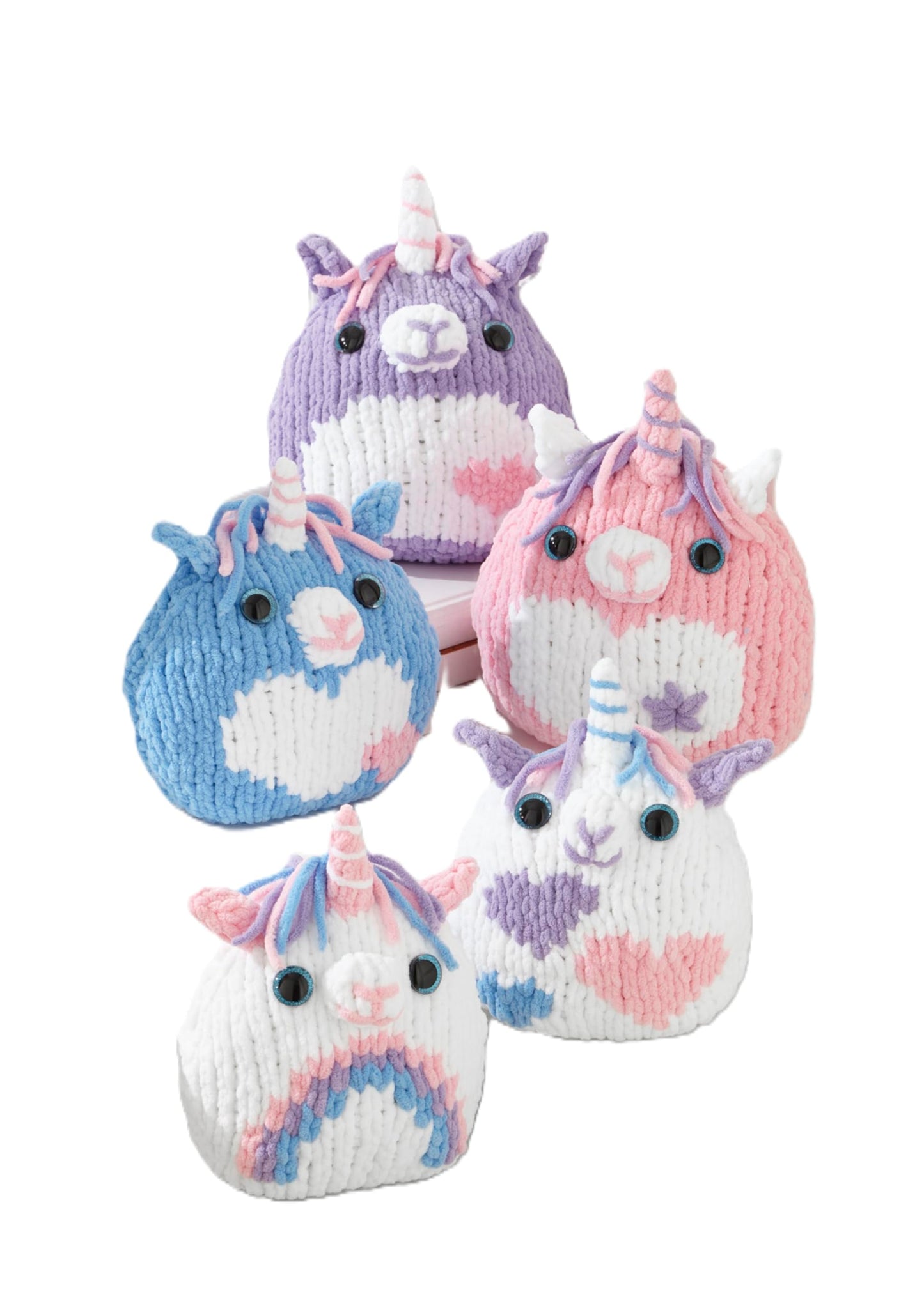 King Cole Toastie Knitting Pattern - 9193 Toastie Unicorn