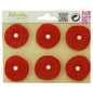FELTABLES FASHION Iron On Embellishment  red   flower