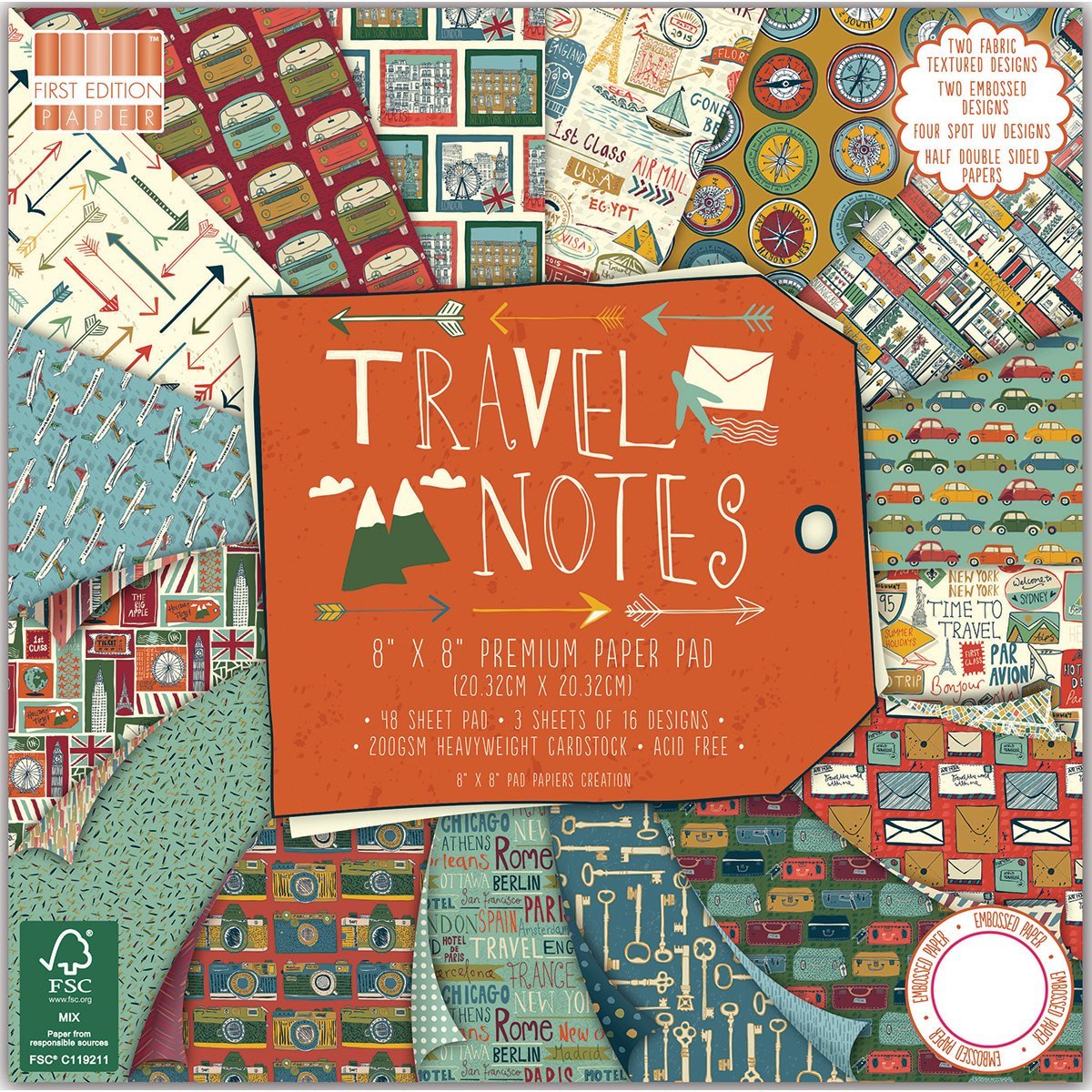 FIRST EDITION 2015 PAPER COLLECTIONS - Travel Notes Collection