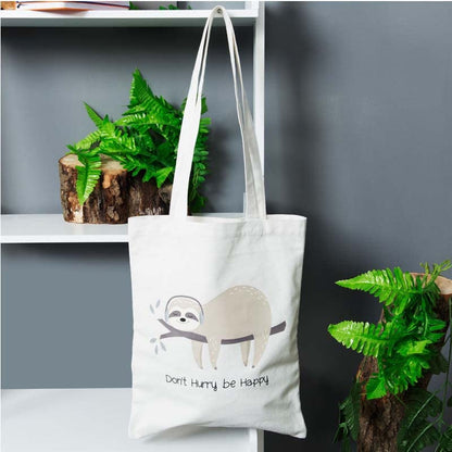 Animal Friends Canvas Shopper - Sloth