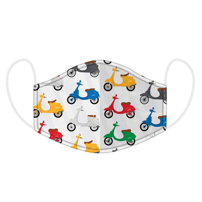 Puckator Reusable Face Covering - Non Medical Large Size Twin Pack (Speed King Scooter)