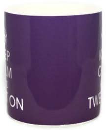 Keep Calm And Tweet On Fine China Mug