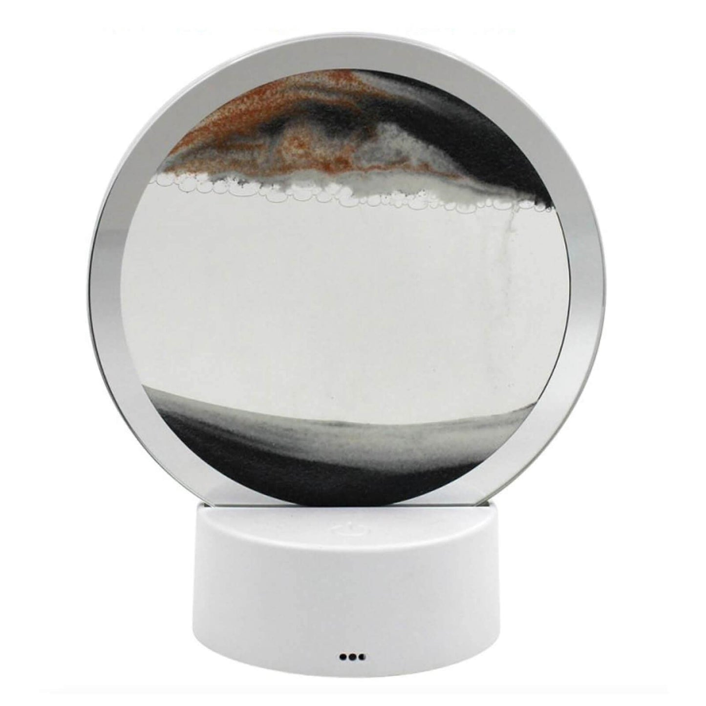 Lesser & Pavey 16cm Quicksand Table Lamp - LED Colour Changing Light with Hourglass Effect - Multiple Sand Colours - USB or Battery Powered - Ideal for Indoor Home Decor - Includes USB Power Cable