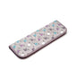 Hobby Gift Filled Knitting Pin Case in a Purple & Aqua Buttons Pattern on Grey (13 x 40 x 4cm)