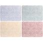 The Leonardo Collection Wm. Morris Assortments Wood Larkspur Placemats Set of 4 for Kitchen & Dining | Durable Table Mats for Everyday Use | Table Accessories Easy to Clean Place Mats
