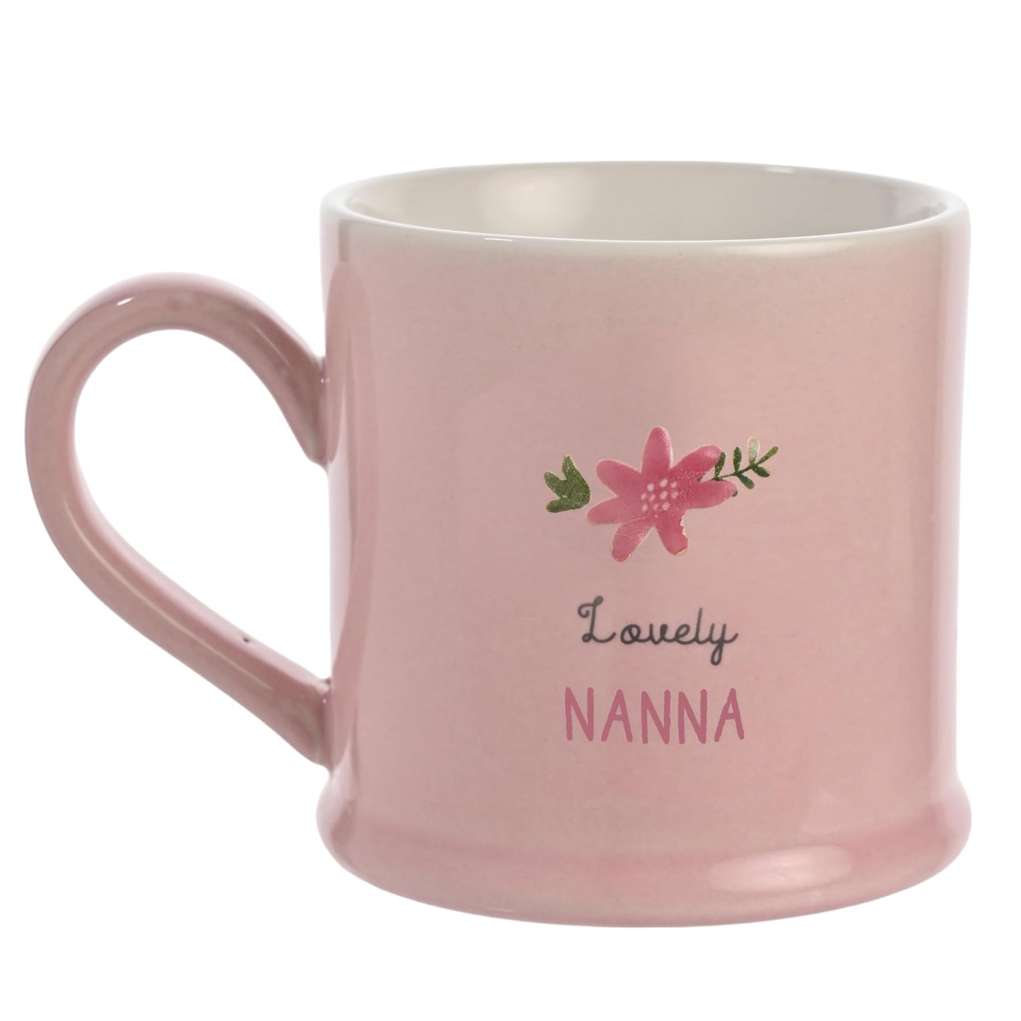 Celebrations - Love Life - 'Nanna' Grandmother/Grandma Family Birthday Celebration Ceramic Mug - Kitchen Gifting and Homeware for Tea, Coffee & Hot Drinks - 330ml / 11.15oz.