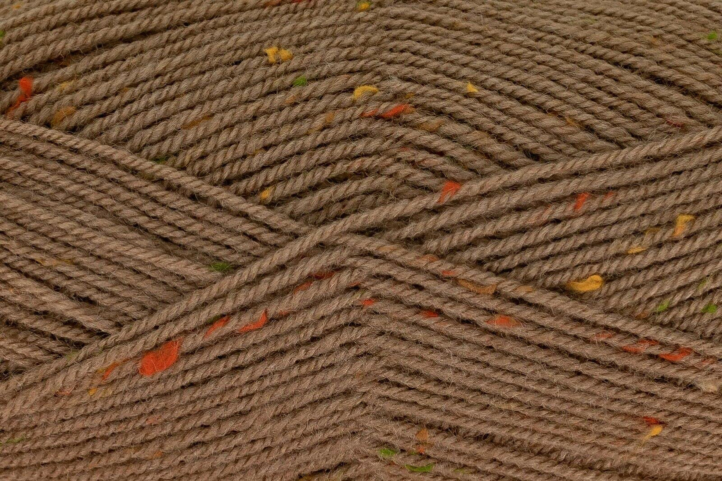 King Cole Big Value Tweed DK Yarn - 100g Ball - Premium Acrylic Wool for Knitting & Crochet - Double Knit (3449 Koala)