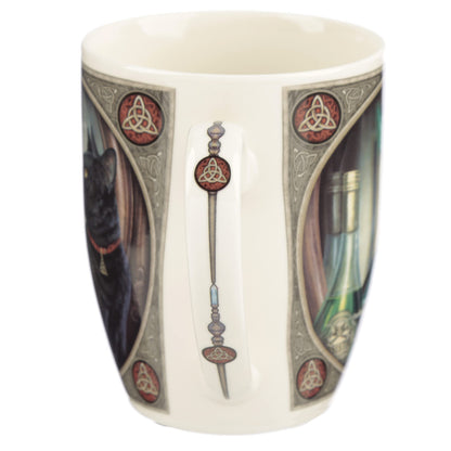 Puckator Lisa Parker Absinthe Cat Porcelain Mug - Funny Home Accessories - Cute Gifts for Girlfriend - Large Mugs for Men Women Hot Drinks - Cute Cups Presents - Secret Santa Gift - Cup Set