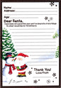 Childrens Christmas Letter To Santa Xmas Kids Envelope Father Christmas Snowman
