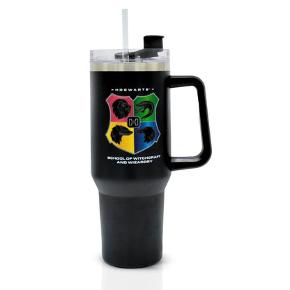 HOX Care Bears - Friendship Insulated Tumbler Stainless Steel Cup with Straw and Handle for Water, Iced Tea, Coffee or Smoothie