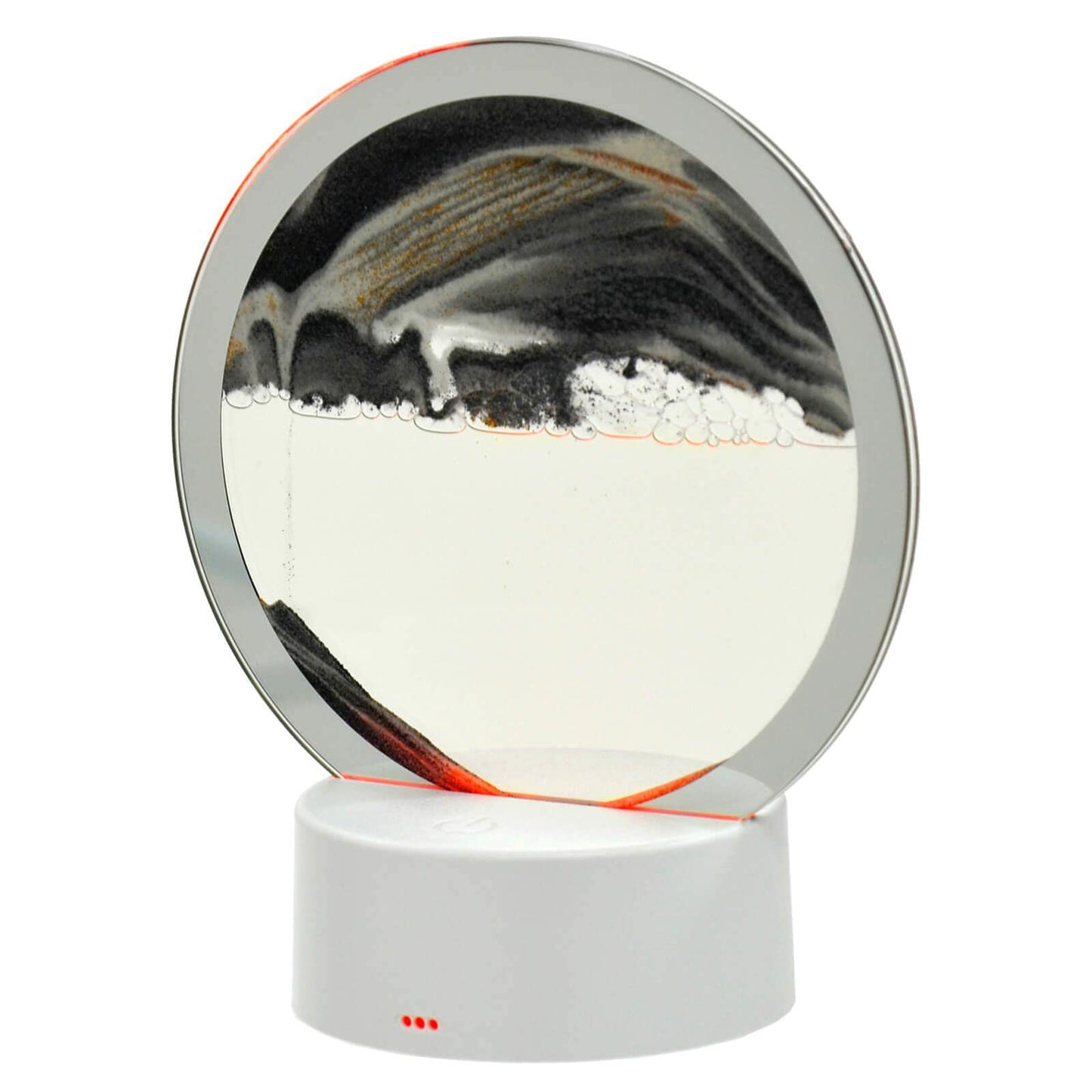 Lesser & Pavey 16cm Quicksand Table Lamp - LED Colour Changing Light with Hourglass Effect - Multiple Sand Colours - USB or Battery Powered - Ideal for Indoor Home Decor - Includes USB Power Cable