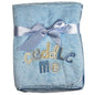 Snuggle Baby Cuddle Me Baby Wrap, Sky Blue blanket 75 x 100cm