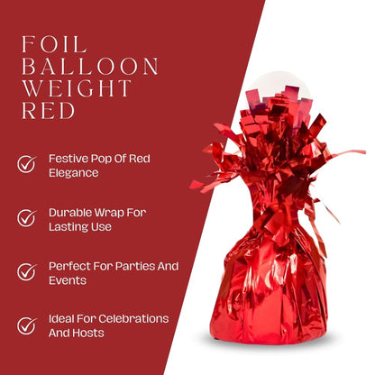 White Foil Balloon Weight | 1 Pc.