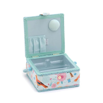 Hobby Gift Sewing Box: Small, Birdsong, 20 x 20 x 11cm