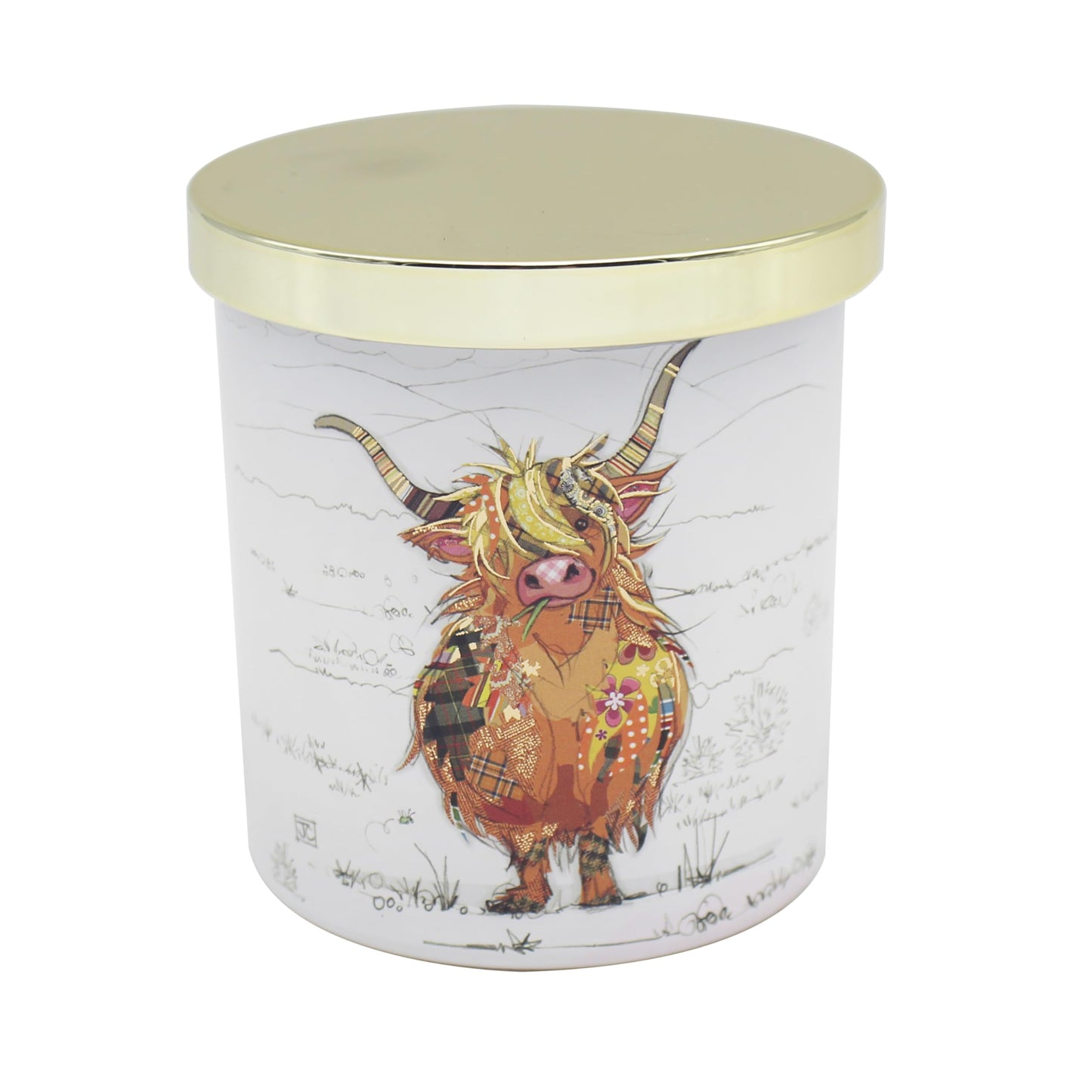 Bug Art Candle Hamish Highland Cow