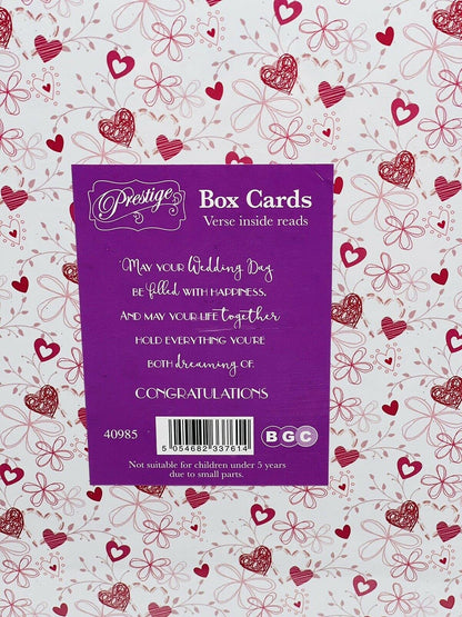 CONGRATULATIONS ON YOUR WEDDING DAY BOXED CARD